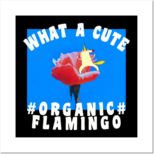 What A Cute Organic Flamingo! Wall Art by A -not so store- Store